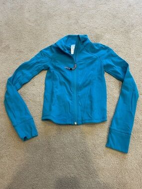 Ivivva Bright Teal Zip-Up Hoodie